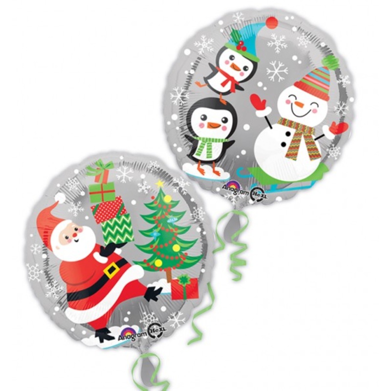 Foil balloon fun in the snow 43cm