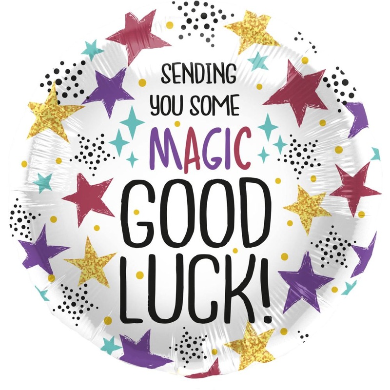 Good Luck foil balloon Magic 45cm