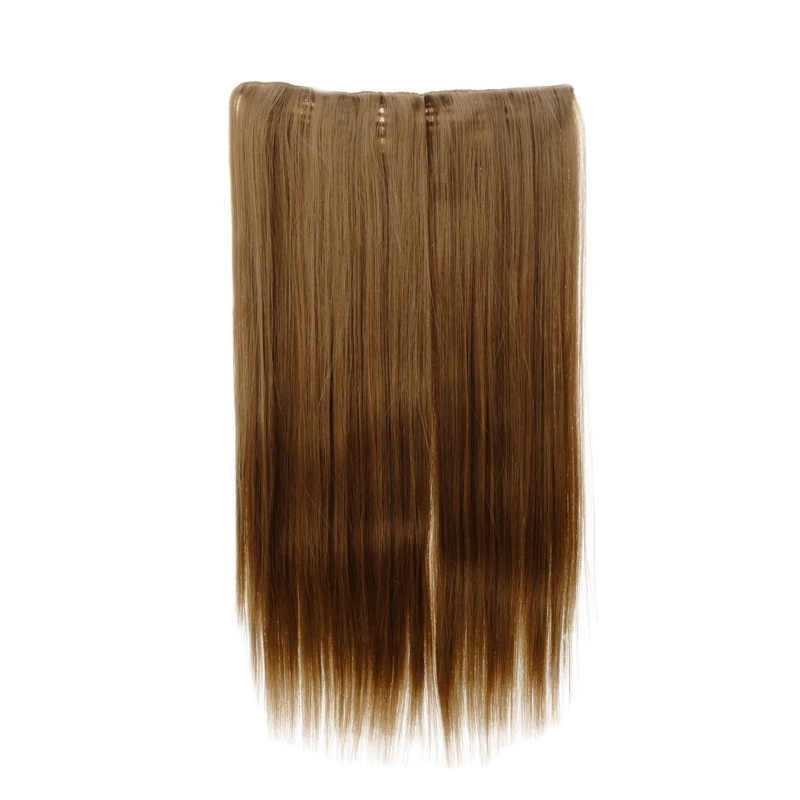 Hairpiece Extension 5 Clips Straight Long Honey Blonde L30172-15
