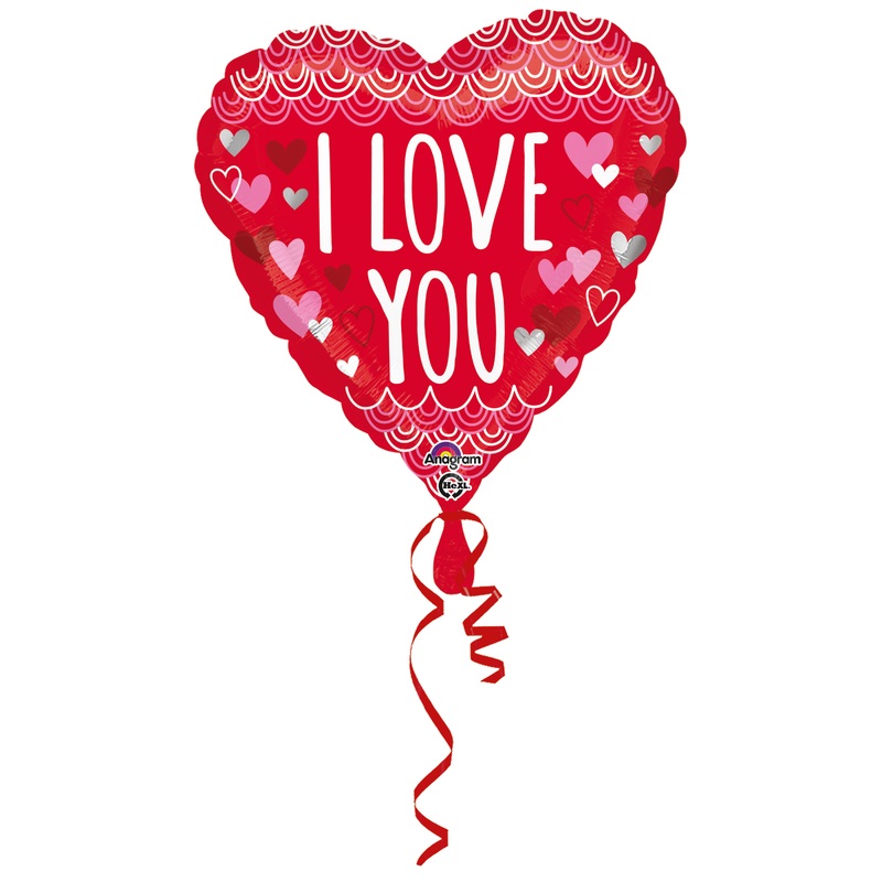 Heart balloon Amore Mio 43cm