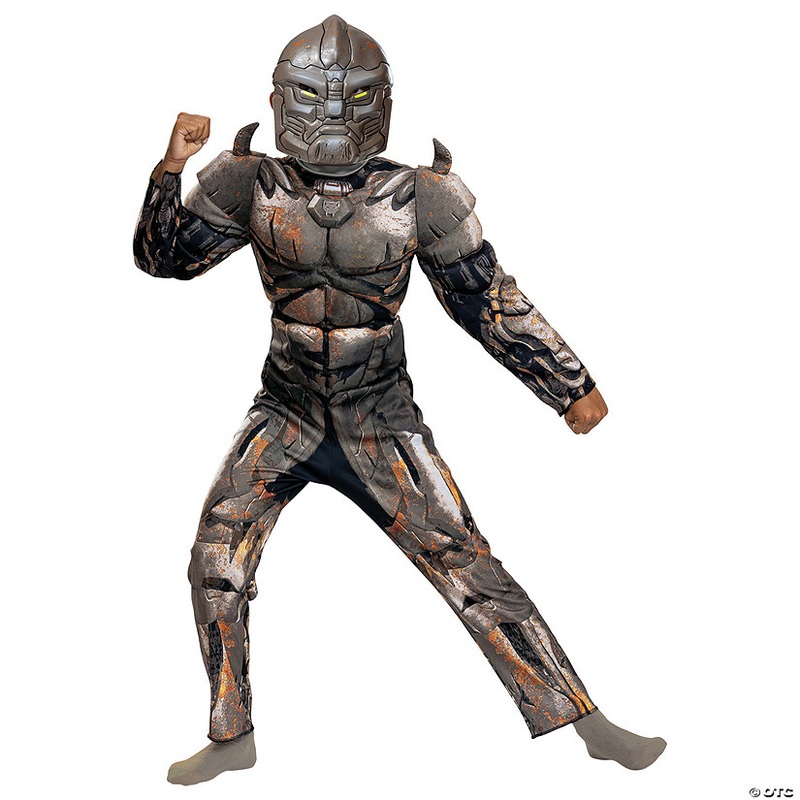 Kids Classic Muscle Transformers Rhinox T7 Costume
