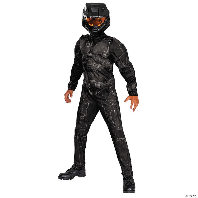 Kids Muscle Halo Stealth Spartan Costume