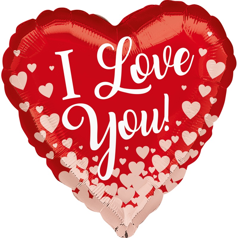 Love magic heart balloon 43cm