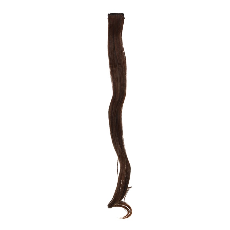 1 Clip Extension strand wavy 65 cm Dark Red-Brown YZF-P1C25-2T30