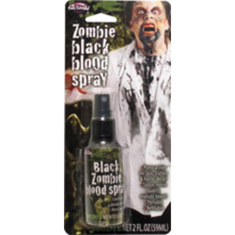 BLACK ZOMBIE BLOOD SPRAY 2 OZ