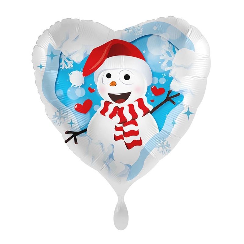 Lovely Snowman foil balloon 45cm