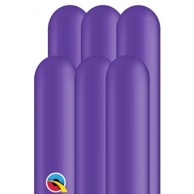 100 modeling balloons 260Q purple 1.5m