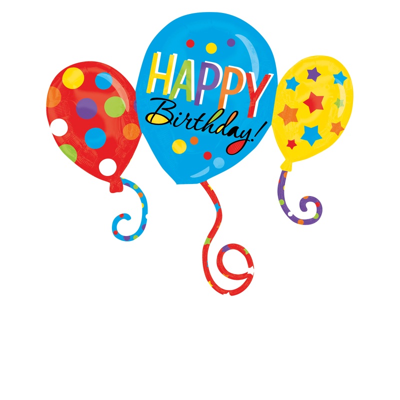 Balloon set Happy Birthday balloons