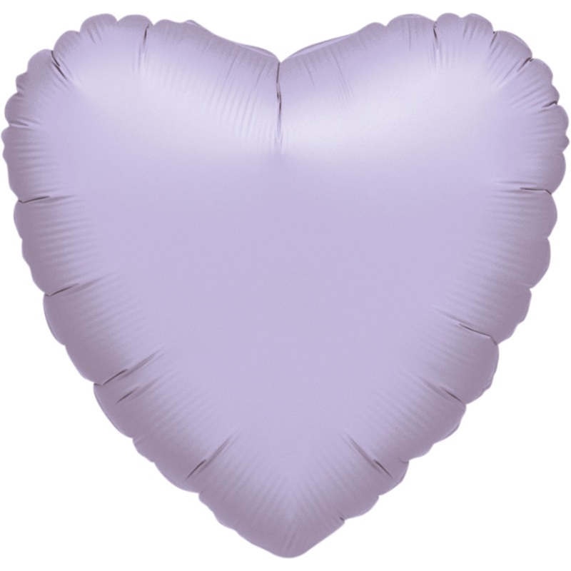 Lilac heart balloon 46cm