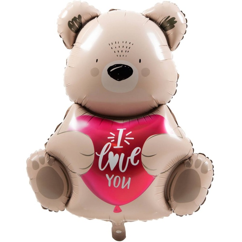 Love Bear Foil Balloon 56cm