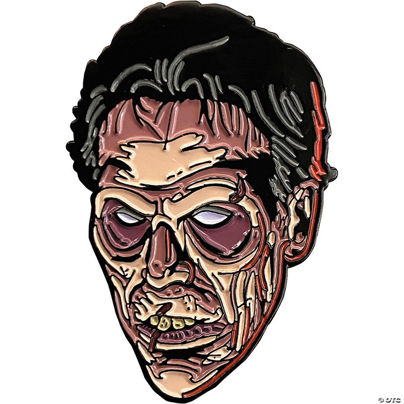 1 3/4 Evil Dead 2 Evil Ash Face Full-Color Enamel Pin