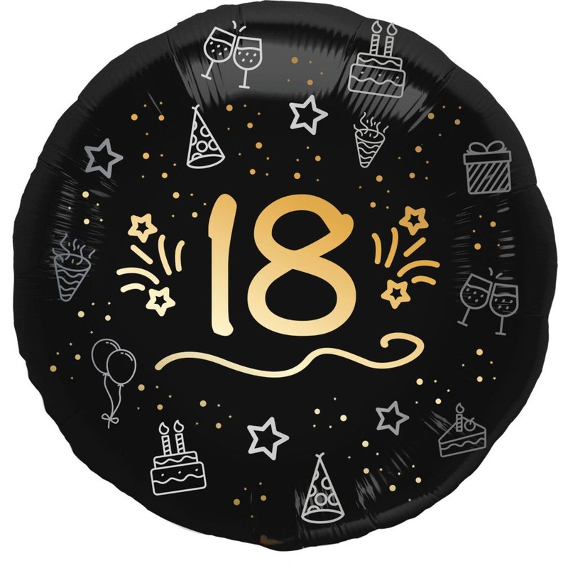 18th Glam Foil Balloon 45cm