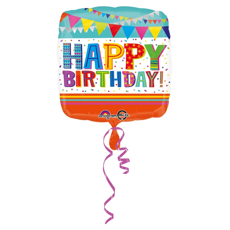 Birthday balloon Let the party begin