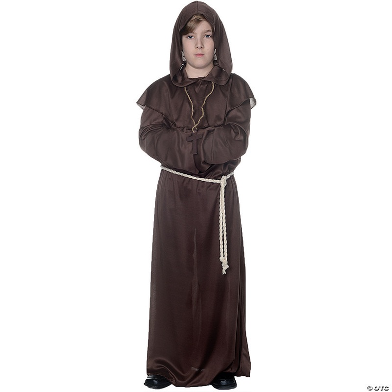 Boy’s Brown Monk Robe|CHLDLRG|CHLDMD|CHLDSM