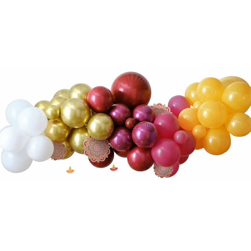 Eco Diwali balloon garland 75 pieces