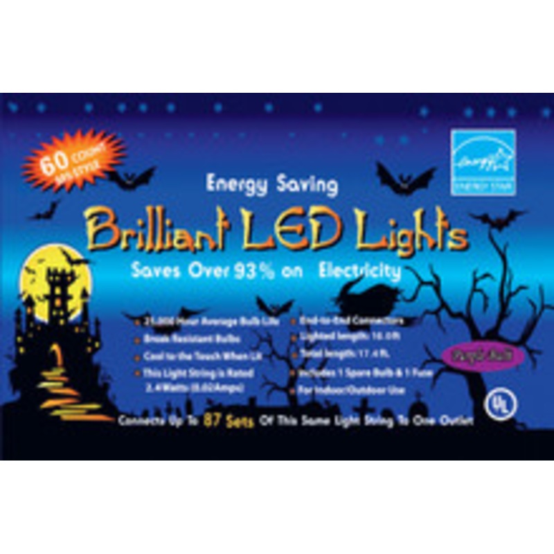 LED LIGHT SET 60 LIGHT PURPLE