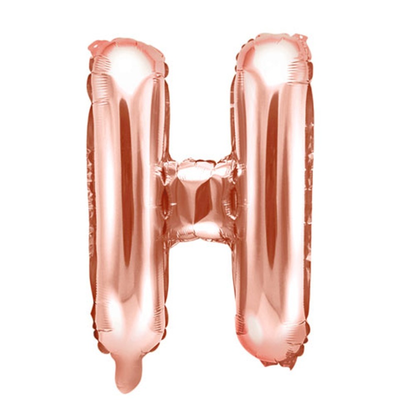 Foil balloon H rose gold 35cm