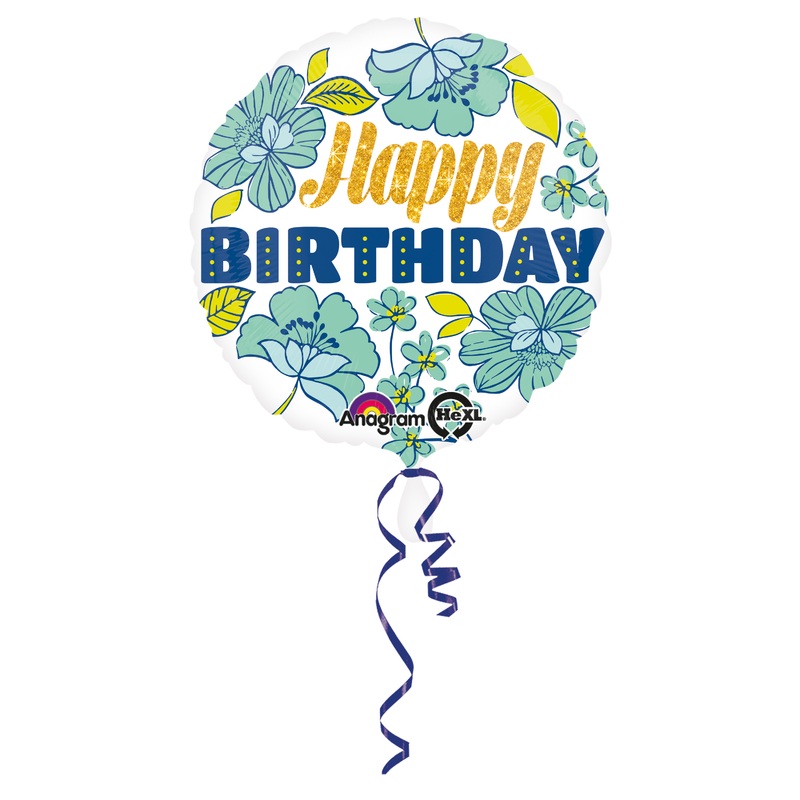 Secret Garden birthday balloon