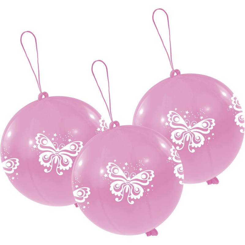 Set of 3 Punchballs Beautiful Butterfly