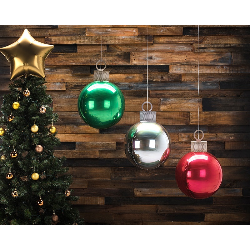Christmas Bauble Balloon Red 38cm x 50cm