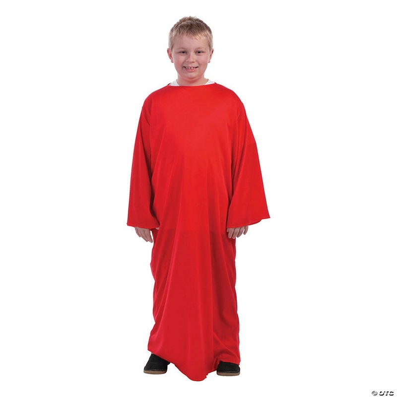 Kids L/XL Red Nativity Gown