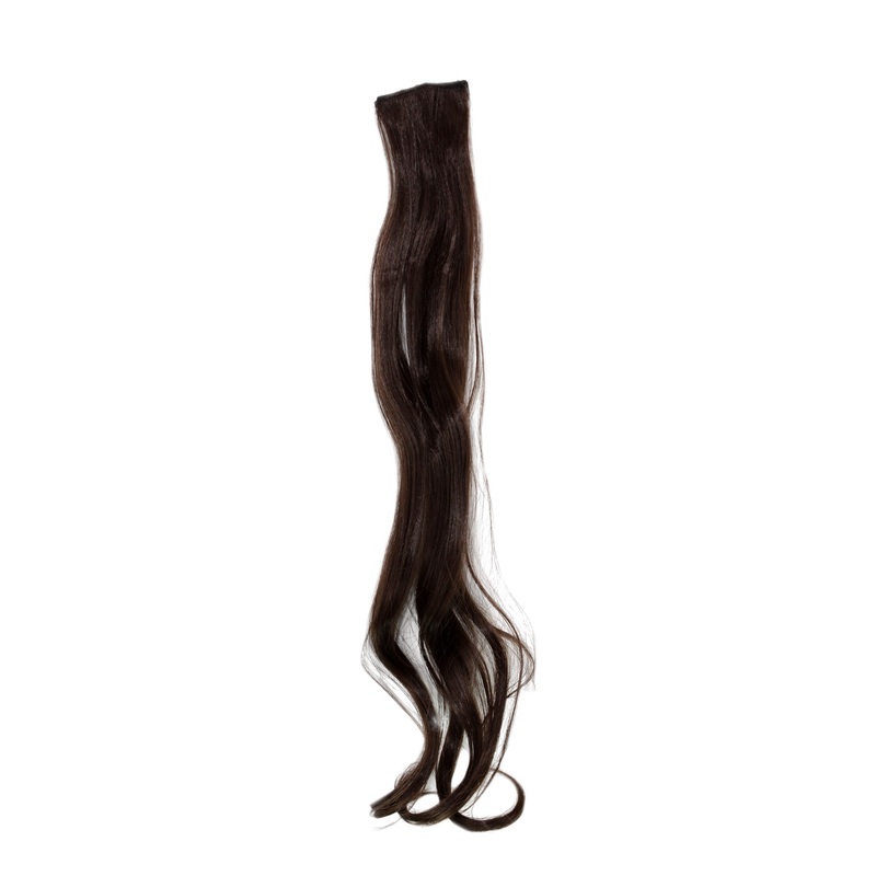 2 Clips Extension strand wavy 65 cm brown YZF-P2C25-6