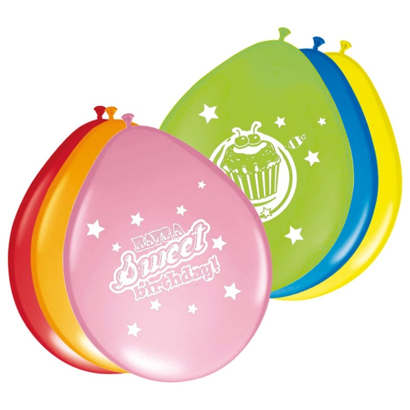 8 Sweet Surprise balloons 30cm