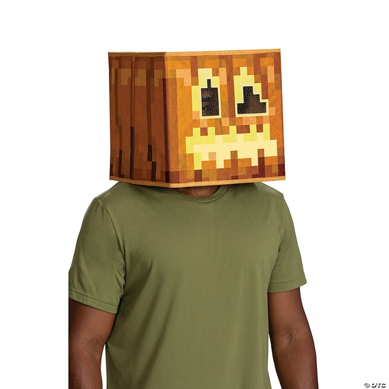 Minecraft Anniversary Jack-O’-Lantern Block Head Mask