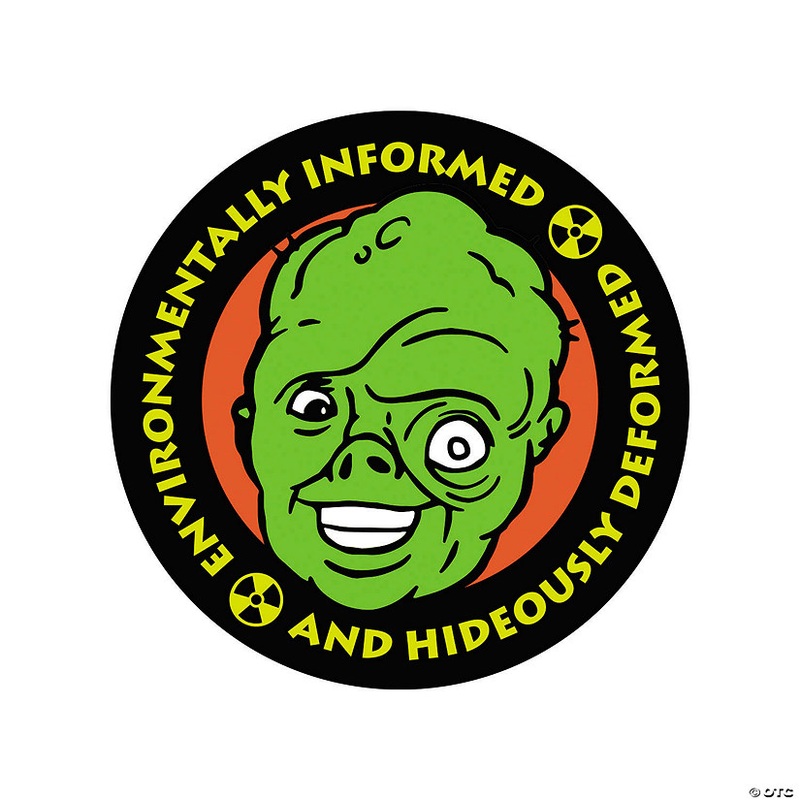 The Toxic Crusader Environmentally Informed Full-Color Enamel Pin