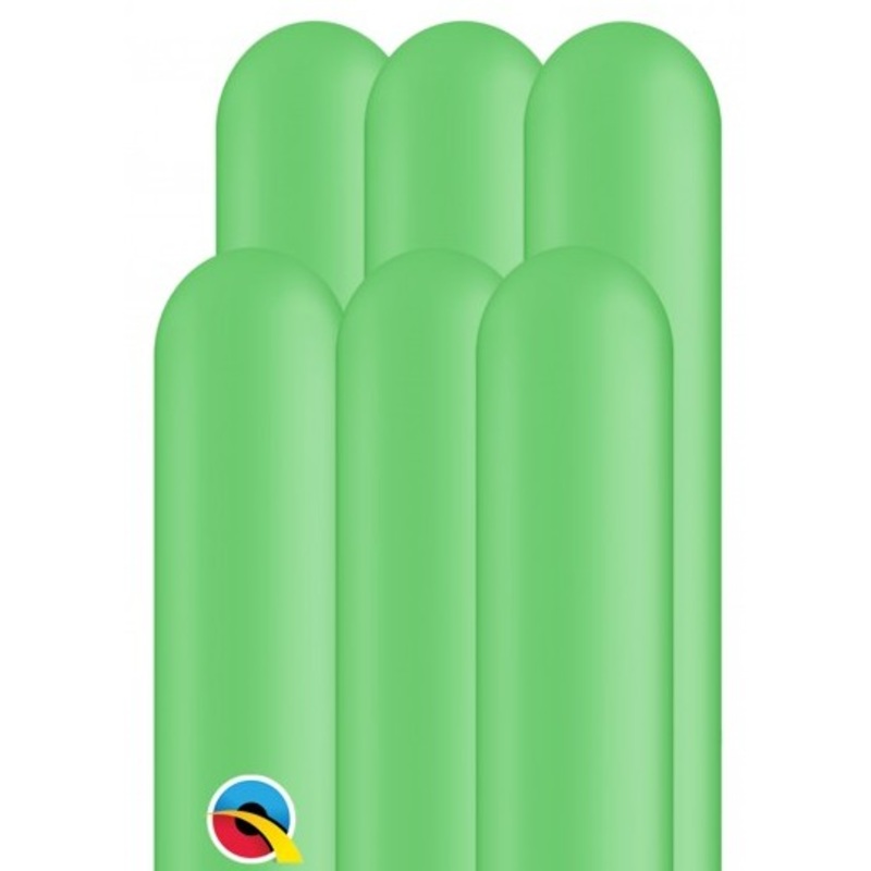 100 modeling balloons 260Q apple green 1.5m