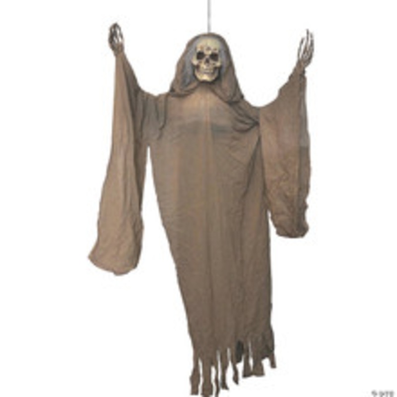 Hanging Ghoul with Light-Up Eyes Halloween Dcor