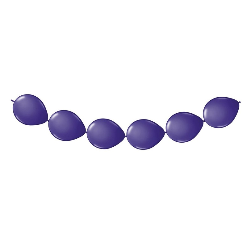 8 balloons blue for a garland 3m