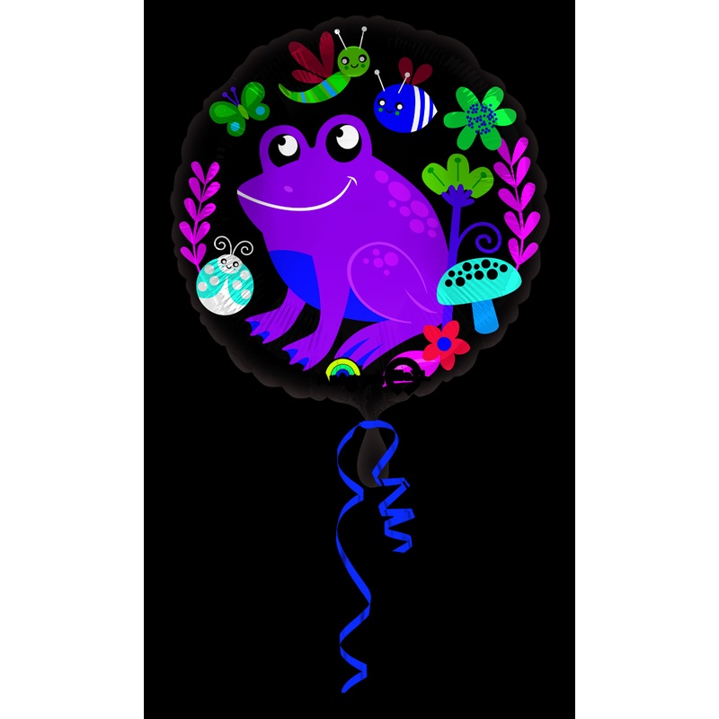 Foil balloon frog Fridolin & friends