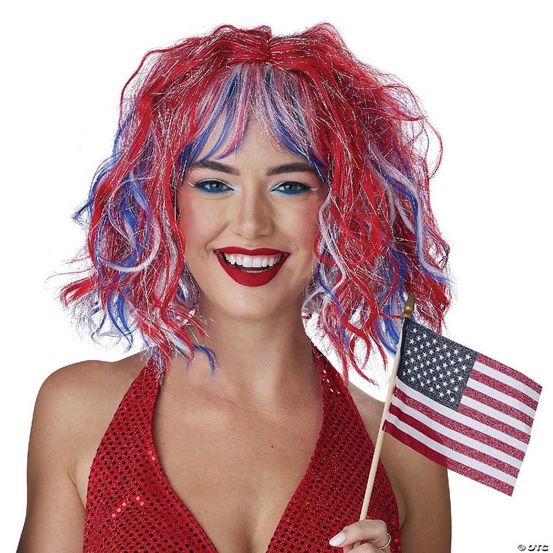 Miss Firecracker Adult Costume Wig  One Size Fits Most