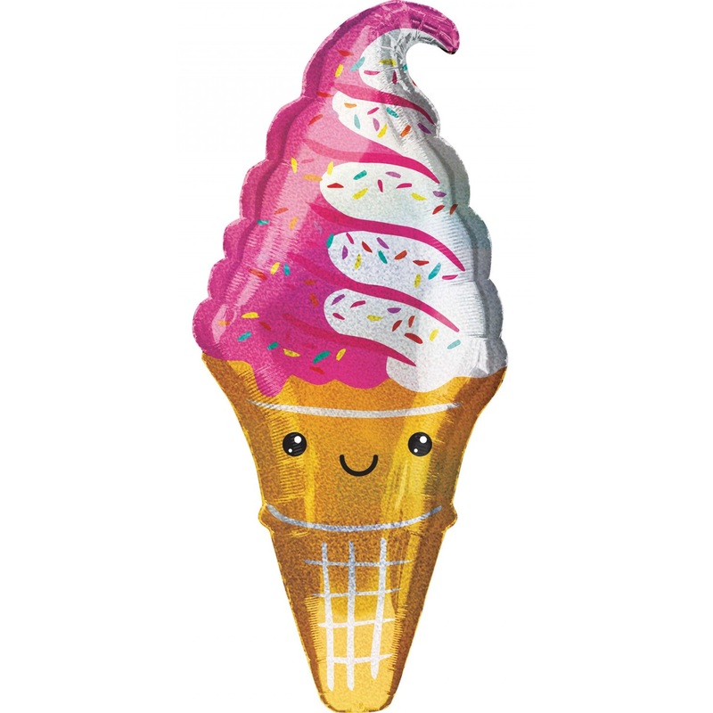 Sweet soft ice cream balloon 1.04mx 45cm