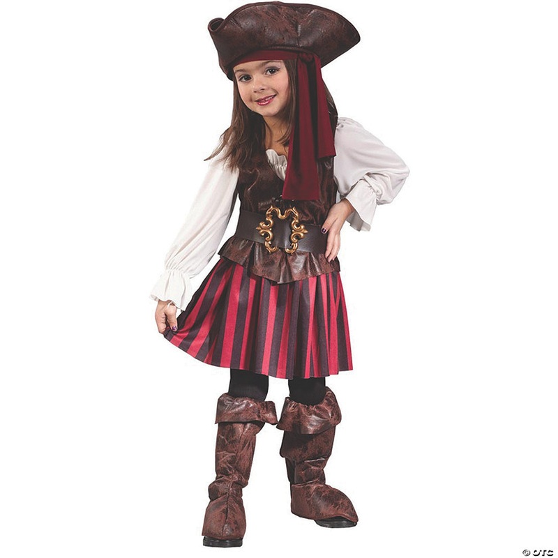 Toddler Girls High Seas Pirate Costume – 3T-4T
