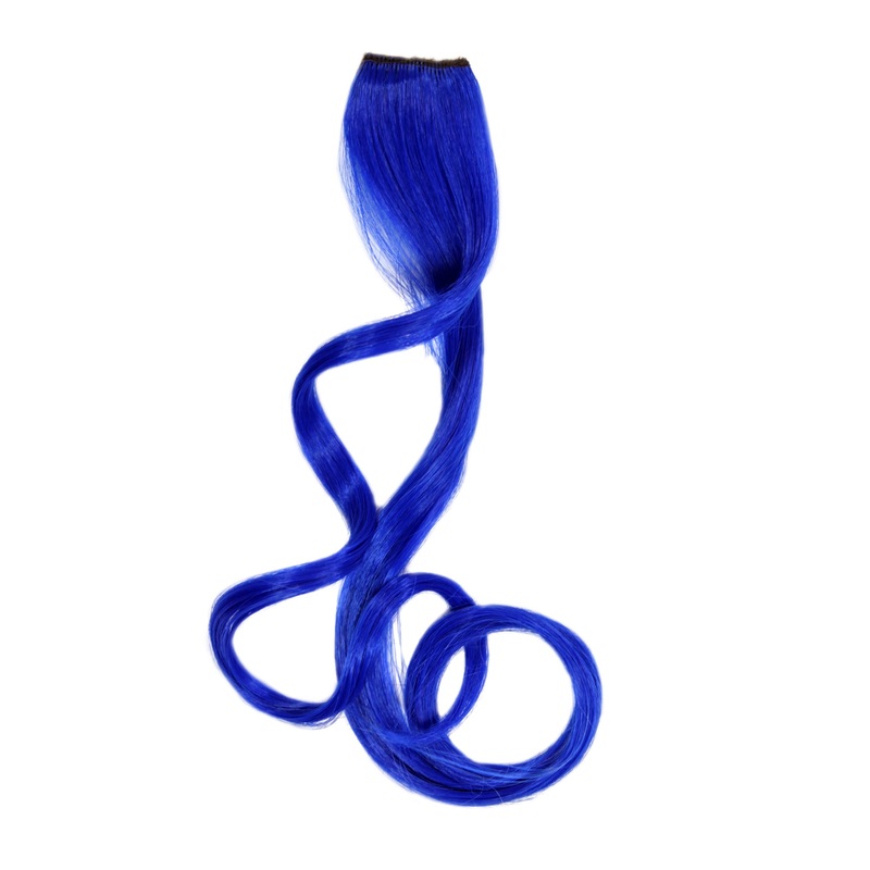 1 Clip-In Extension Strand Wavy Royal Blue YZF-P1C18-T2512