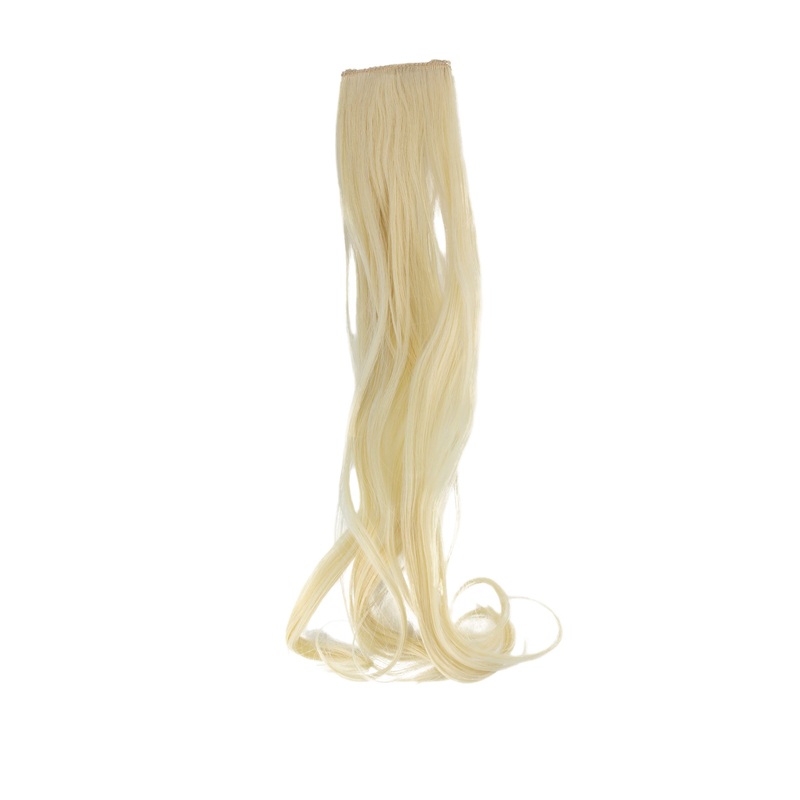 2 Clips Extension strand wavy 45 cm light blonde YZF-P2C18-613