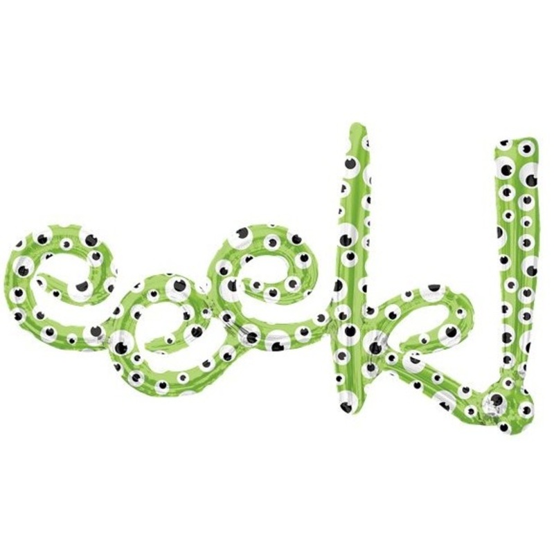 Eeek monster eyes foil balloon
