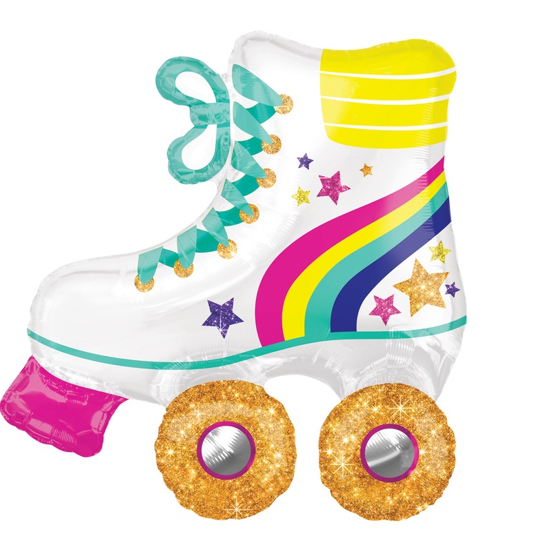 Roller-skate foil balloon 71 x 76cm