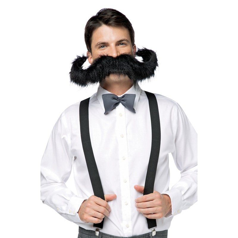 20-Inch Super ‘Stache Accessory Black