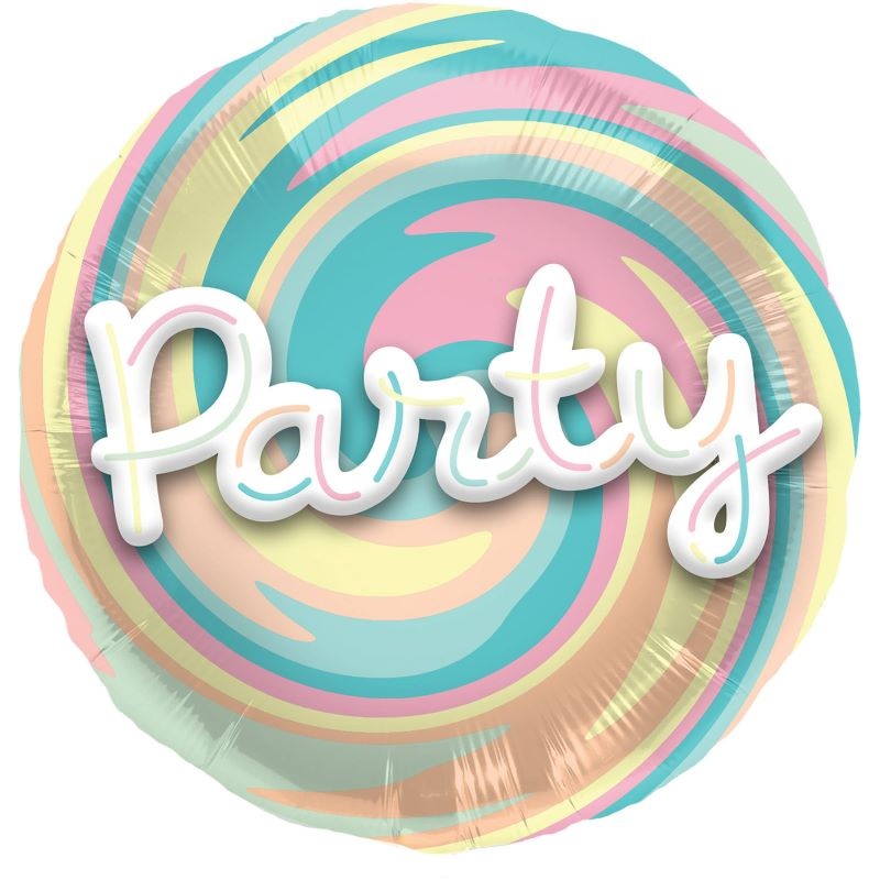 3D candy washed foil balloon 56cm