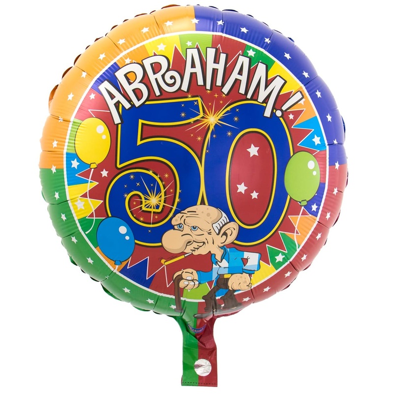 Abraham Party Foil Balloon 45cm