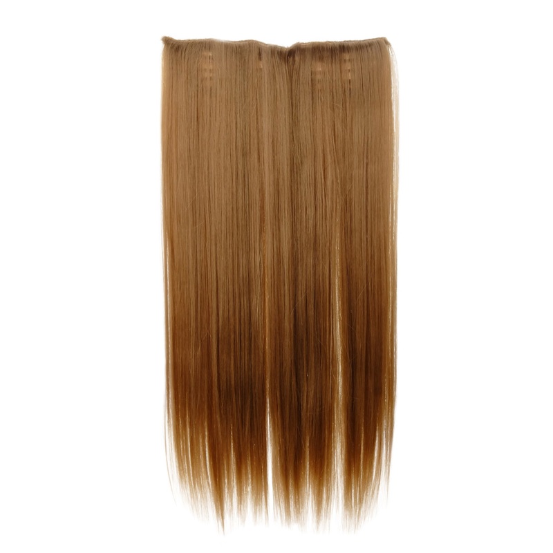 Hairpiece Extension 5 Clips Straight Long Dark Blonde L30172-19