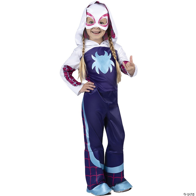 Toddler Marvel Ghost Spider Gwen Jumpsuit Costume – 3T-4T