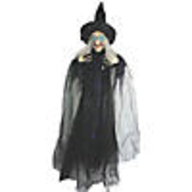 72 Animated Hanging Witch Halloween Decoration