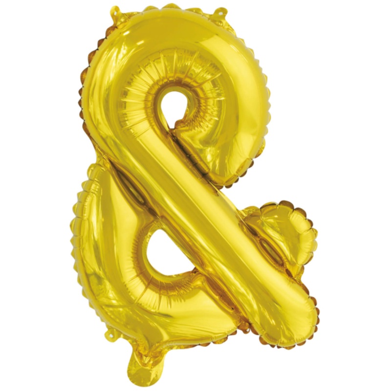 Mini & gold foil balloon 41 x 40cm