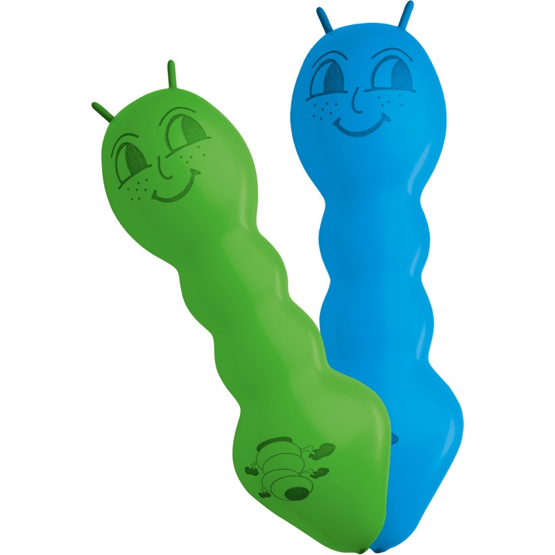 Set of 4 figure balloon giant caterpillars