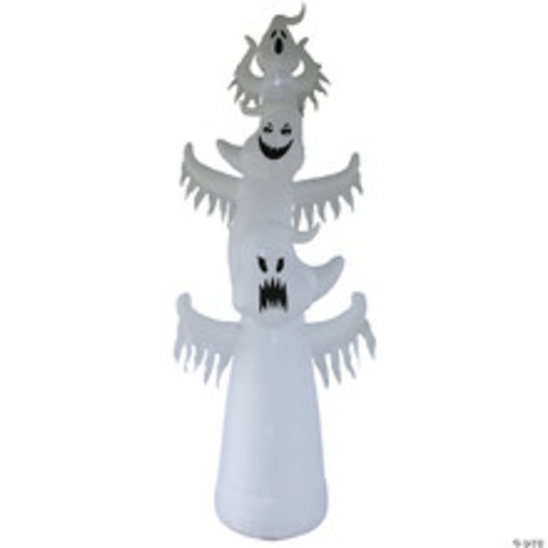 12′ Blow Up Inflatable Terrorific Ghosts Trio Outdoor Yard Decoration