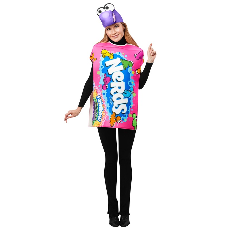 Nerds Adult Costume One Size|One Size